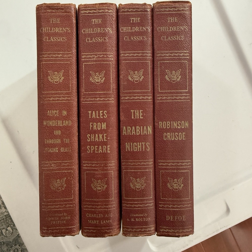 Children's Classics 1920's Lot of 4 Vintage